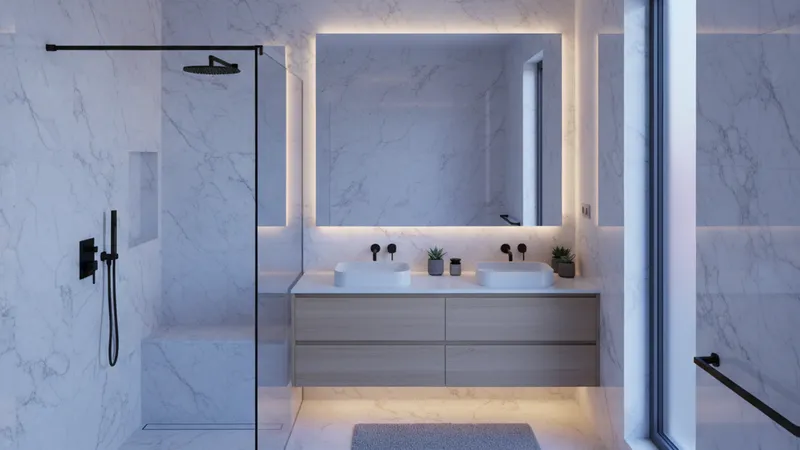 Rénovation de salle de bain à Vallauris : un projet signé Hidea Construction